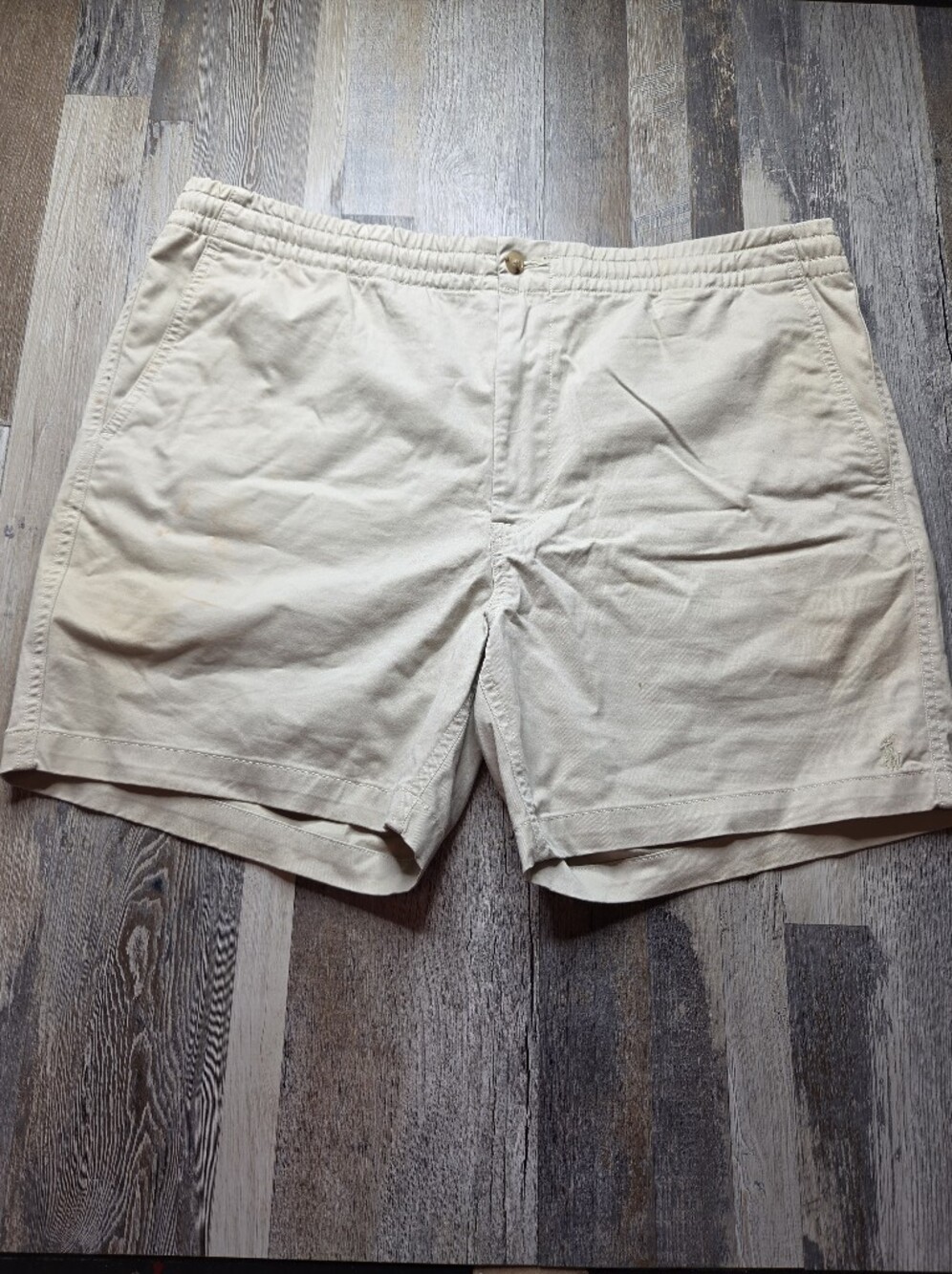 Polo Ralph Lauren NEW FLAWED Khaki Men's Shorts XXL 5.5" Inseam